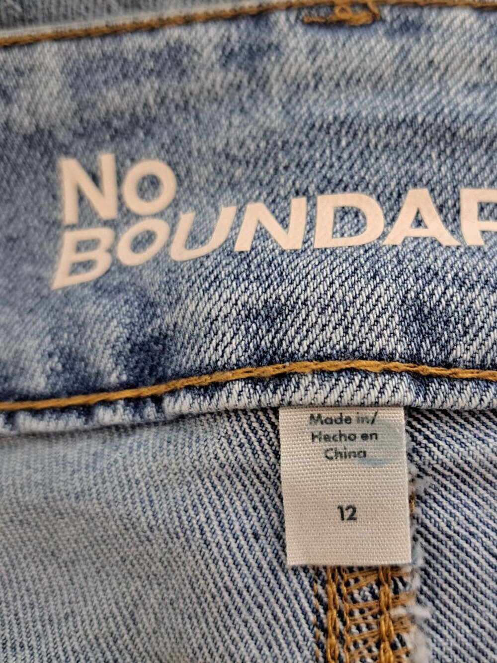 NOBO Women's Boot Cut Jeans Ligth Wash Blue Size 12 NWT - Picture 3 of 8